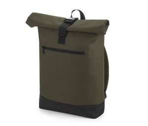 Bag Base BG855 - Zwijany plecak Militarna zieleń