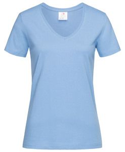 Stedman STE2700 - Klasyczna koszulka damska w szpic od Stedman Jasnoniebieski