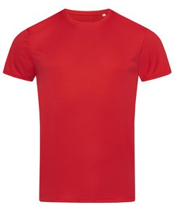 Stedman STE8000 - Koszulka męska sportowa z okrągłym dekoltem od Stedman Szkarłatny