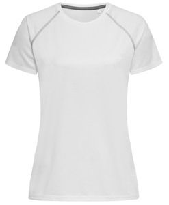 Stedman STE8130 - T-shirt z reglanowymi rękawami dla niej Biały