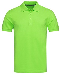 Stedman STE9060 - Męska koszulka polo z krótkim rękawem Stedman - HARPER Zielony blask