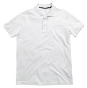 Stedman STE9060 - Męska koszulka polo z krótkim rękawem Stedman - HARPER Biały