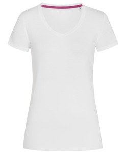 Stedman STE9710 - Koszulka damska z dekoltem w szpic Stedman - CLAIRE Biały