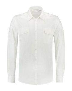 Lemon & Soda LEM3915 - Męska koszula z bawełny Biały