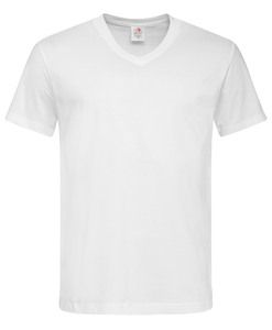 Stedman STE2300 - Koszulka męska z dekoltem w serek SS Stedman Classic-T Biały