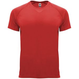 Roly CA0407 - BAHRAIN Koszulka techniczna z krótkim Czerwony