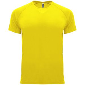Roly CA0407 - BAHRAIN Koszulka techniczna z krótkim Żółty