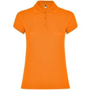 Roly PO6634 - STAR WOMAN Damska koszulka polo z krótkim rękawem Pomarańczowy