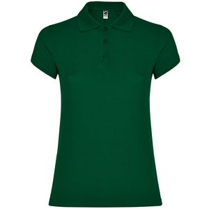 Roly PO6634 - STAR WOMAN Damska koszulka polo z krótkim rękawem Butelkowa zieleń