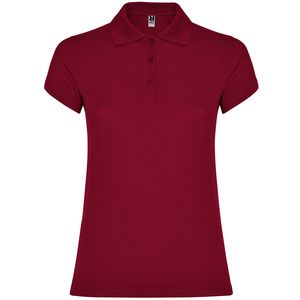 Roly PO6634 - STAR WOMAN Damska koszulka polo z krótkim rękawem Granat(ciemna czerwień)