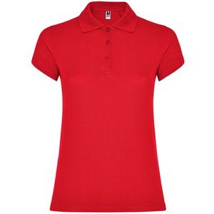 Roly PO6634 - STAR WOMAN Damska koszulka polo z krótkim rękawem Czerwony