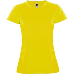 Roly CA0423 - MONTECARLO WOMAN Koszulka techniczna z krótkim rękawem Żółty