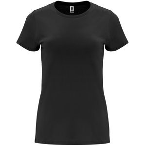 Roly CA6683 - CAPRI Damska koszulka z krótkim rękawem Czarny