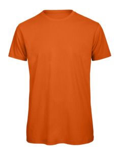 B&C BC042 - T-shirt męski z bawełny organicznej Miejski pomarańcz