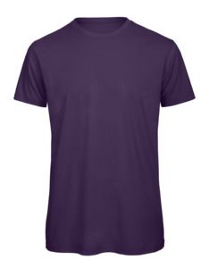 B&C BC042 - T-shirt męski z bawełny organicznej Miejski fiolet