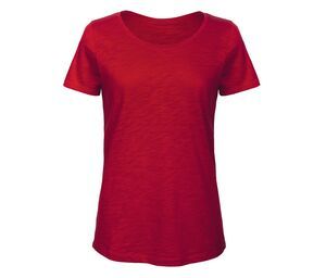 B&C BC047 - koszulka damska z bawełny organicznej Szykowna czerwień