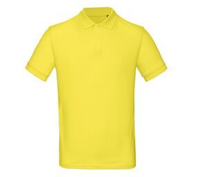 B&C BC400 - 100% organiczna koszulka męska polo Solarna żółć
