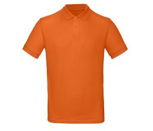 B&C BC400 - 100% organiczna koszulka męska polo Miejski pomarańcz