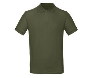 B&C BC400 - 100% organiczna koszulka męska polo Miejskie Khaki