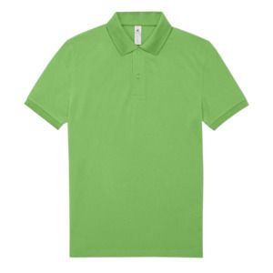 B&C BCID1 - Męska koszulka polo z krótkim rękawem Prawdziwa zieloń