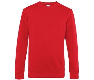 B&C BCU01K - Bluza z prostym rękawem 280 KING Czerwony