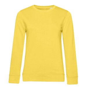 B&C BCW32B - Ekologiczna damska bluza z okrągłym dekoltem Yellow Fizz