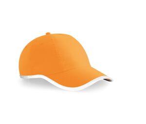 Beechfield BF035 - Reinforced high-visibility cap Fluorescencyjny pomarańcz