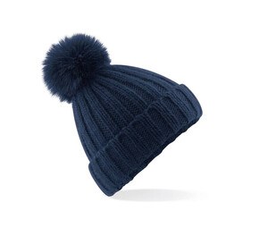 Beechfield BF413 - Verbier large mesh Pop Pom beanie