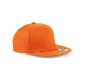 Beechfield BF610 - Płaska czapka z daszkiem Pomarańczowy
