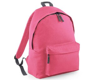 Bag Base BG125 - Nowoczesny plecak True Pink / Graphite Grey