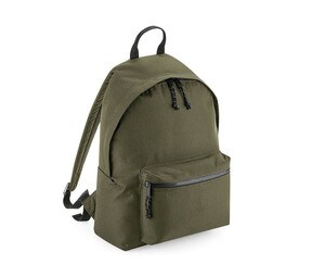Bag Base BG285 - Plecak wykonany z materiałów pochodzących z recyklingu Militarna zieleń
