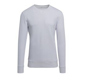 Build Your Brand BY010 - Lekka bluza z okrągłym dekoltem Biały