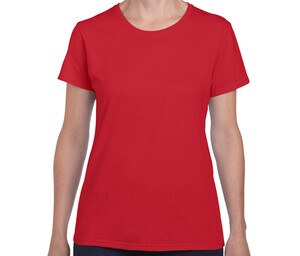 Gildan GN182 - Koszulka damska z okrągłym dekoltem 180 Czerwony