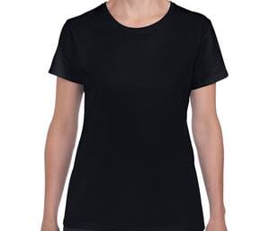 Gildan GN182 - Koszulka damska z okrągłym dekoltem 180 Czarny