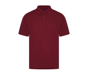 Henbury HY475 - męska koszulka polo Cool Plus Burgundowy