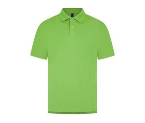 Henbury HY475 - męska koszulka polo Cool Plus Limonkowa zieleń