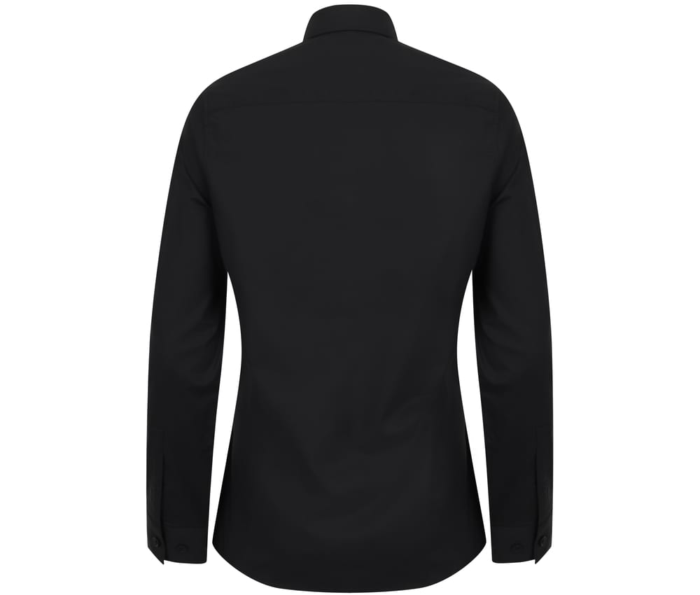 Henbury HY533 - Damska elastyczna koszula z długim rękawem