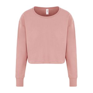 AWDIS JH035 - Short women's sweatshirt Przykurzony róż