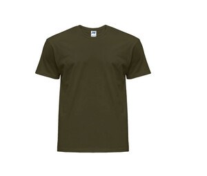 JHK JK155 - T-shirt męski z okrągłym dekoltem 155 Khaki