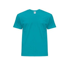 JHK JK155 - T-shirt męski z okrągłym dekoltem 155 Turkusowy