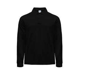 JHK JK215 - Męska koszulka polo z długim rękawem Czarny