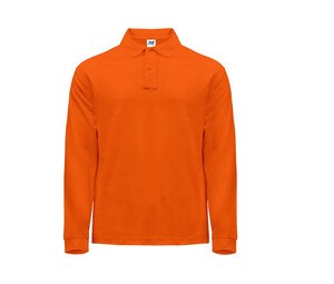 JHK JK215 - Męska koszulka polo z długim rękawem Pomarańczowy