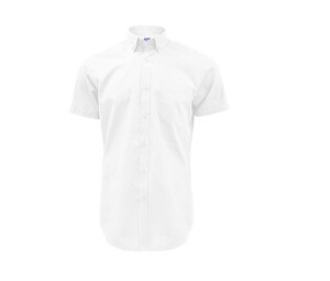 JHK JK611 - Popelinowa koszula męska Biały