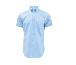 JHK JK611 - Popelinowa koszula męska Błękit