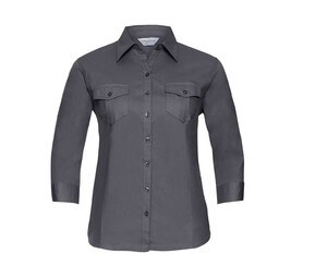 Russell Collection JZ18F - Roll 3/4 Sleeve Shirt Cynk