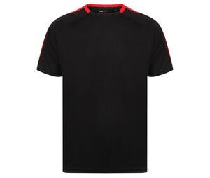 Finden & Hales LV290 - Zespołowa koszulka Czarno/Czerwony