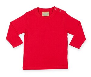 Larkwood LW021 - Koszulka dziecięca z długim rękawem Czerwony