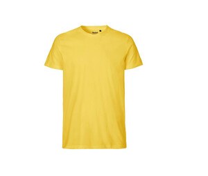 Neutral O61001 - Dopasowana męska koszulka Żółty