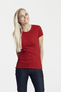 Neutral O81001 - Dopasowana koszulka damska Czerwony