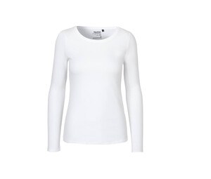 Neutral O81050 - Koszulka damska z długim rękawem Biały